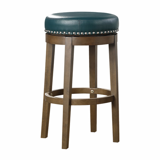 Westby Round Swivel Pub Height Stool, Green