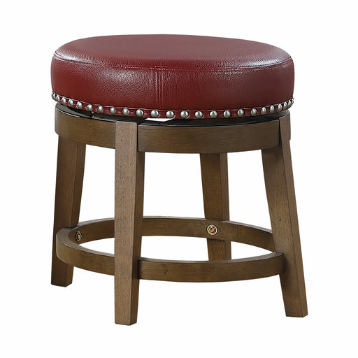Westby Round Swivel Stool, Red