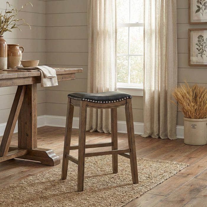 Ordway 29 Pub Height Stool, Black