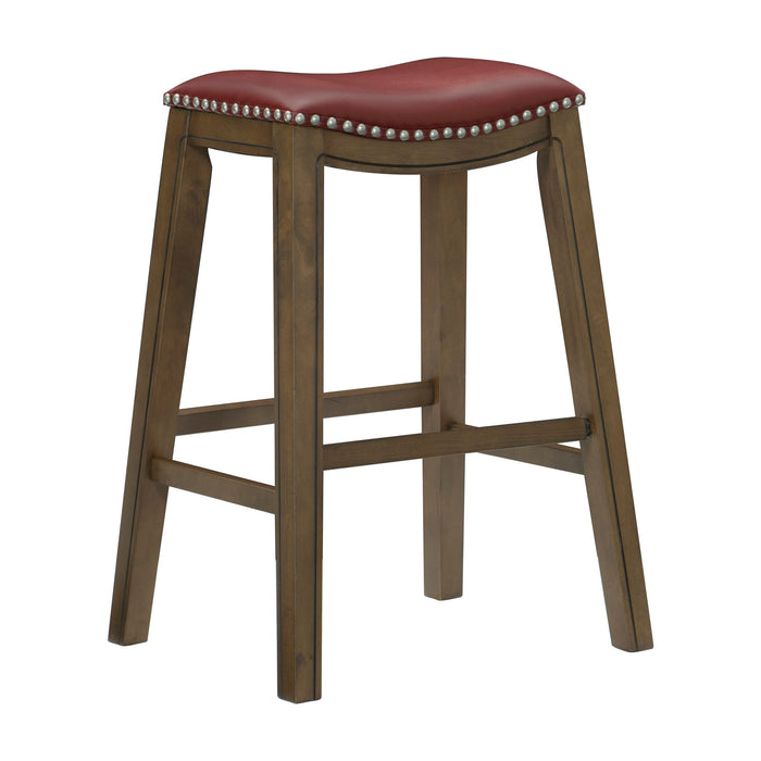 Ordway 29 Pub Height Stool, Red