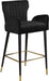 Luxe Velvet Upholstered Counter Stool