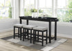 Connected 4-Piece Pack Counter Height Set