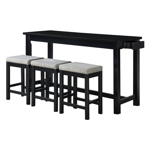 Connected 4-Piece Pack Counter Height Set