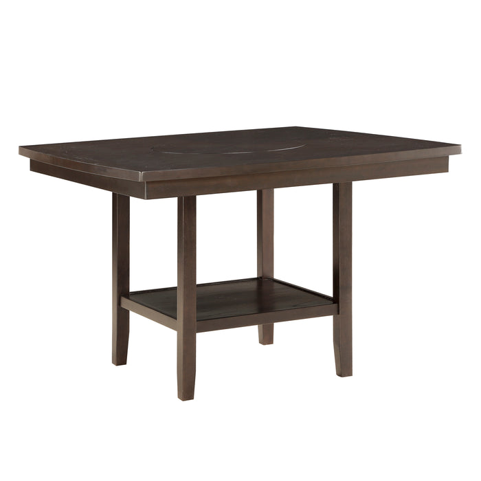 Balin Counter Height Table with Lazy Susan