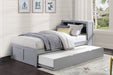 Orion (3) Twin Bookcase Bed with Twin Trundle