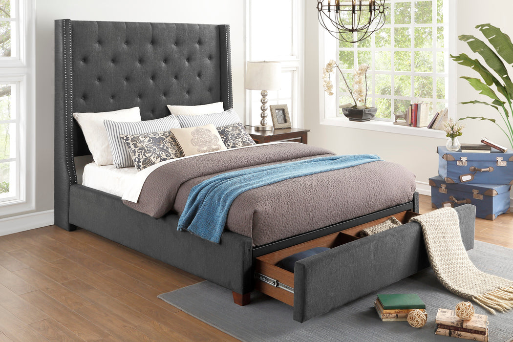 Fairborn Platform Bed with Storage Footboard