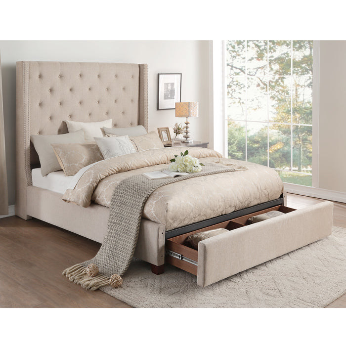 Fairborn Platform Bed with Storage Footboard