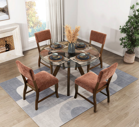 Aiden Side Chair, Rust