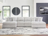 Sofá modular de 4 piezas Cuddle Plush con chaise longue