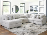 Seccional Cuddle Plush de 6 piezas con chaise