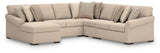 Seccional de 5 piezas con chaise LadyMae