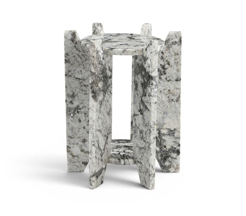 Soriano Genuine Marble End Table