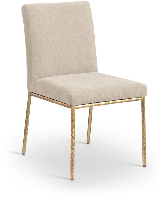 Reeves Chenille Fabric Upholstered Dining Side Chair