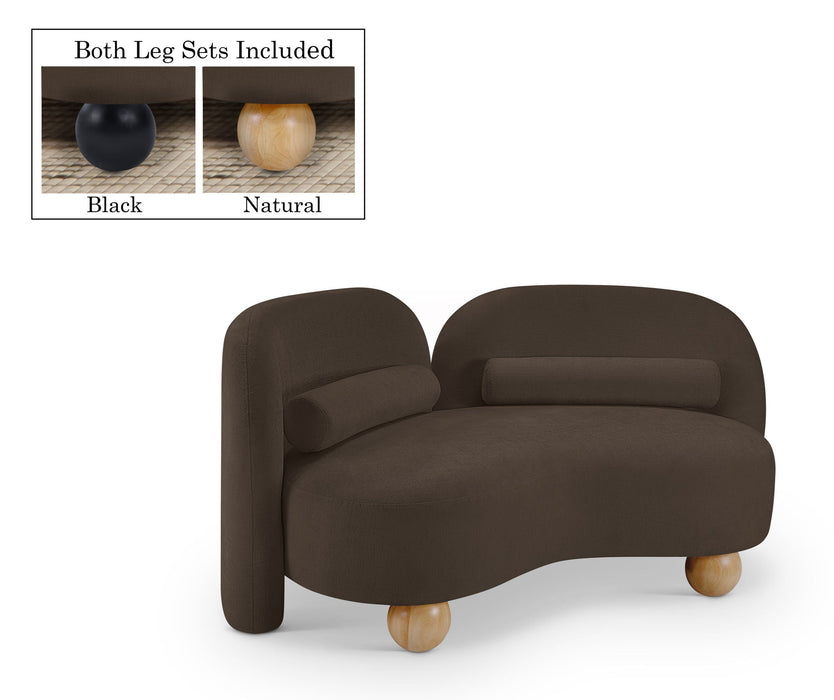 Daphne 64" Chenille Fabric Upholstered Loveseat