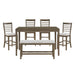 Emilia 6-Piece Pack Counter Height Set