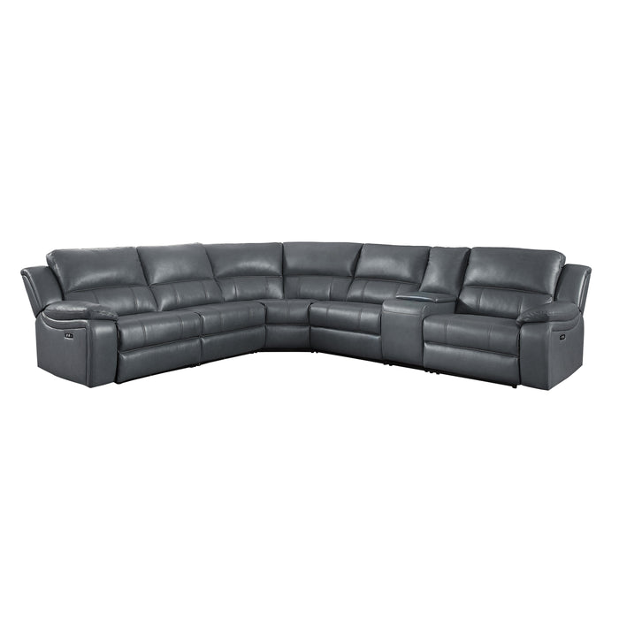 8260GY*6 6-Piece Modular Reclining Sectional