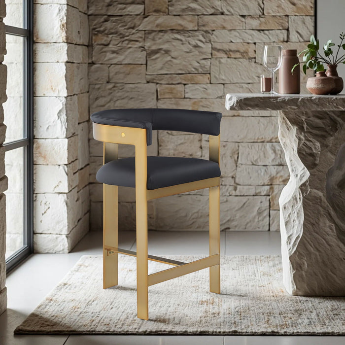 Romeo Vegan Leather Upholstered Bar / Counter Stools