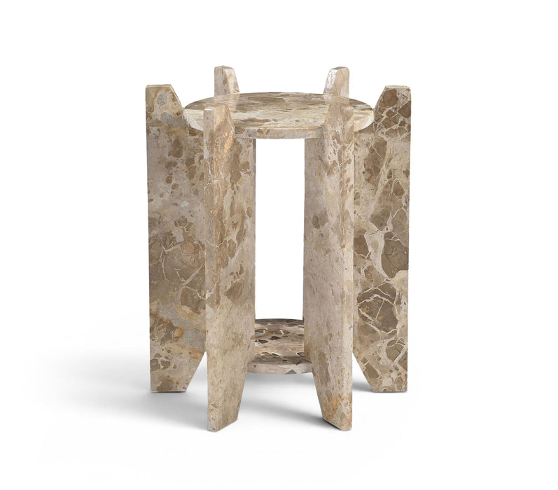 Soriano Genuine Marble End Table