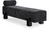 Edison Chenille Fabric Upholstered Bench