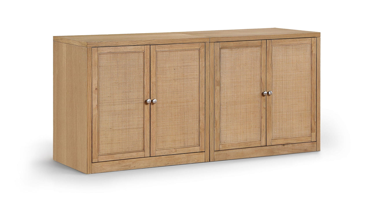 Vero Cane, Solid Wood And Oak Veneer 2pc. Sideboard/Buffet