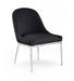 Ferro Linen Textured Performance Fabric Upholstered Dining Side Chair