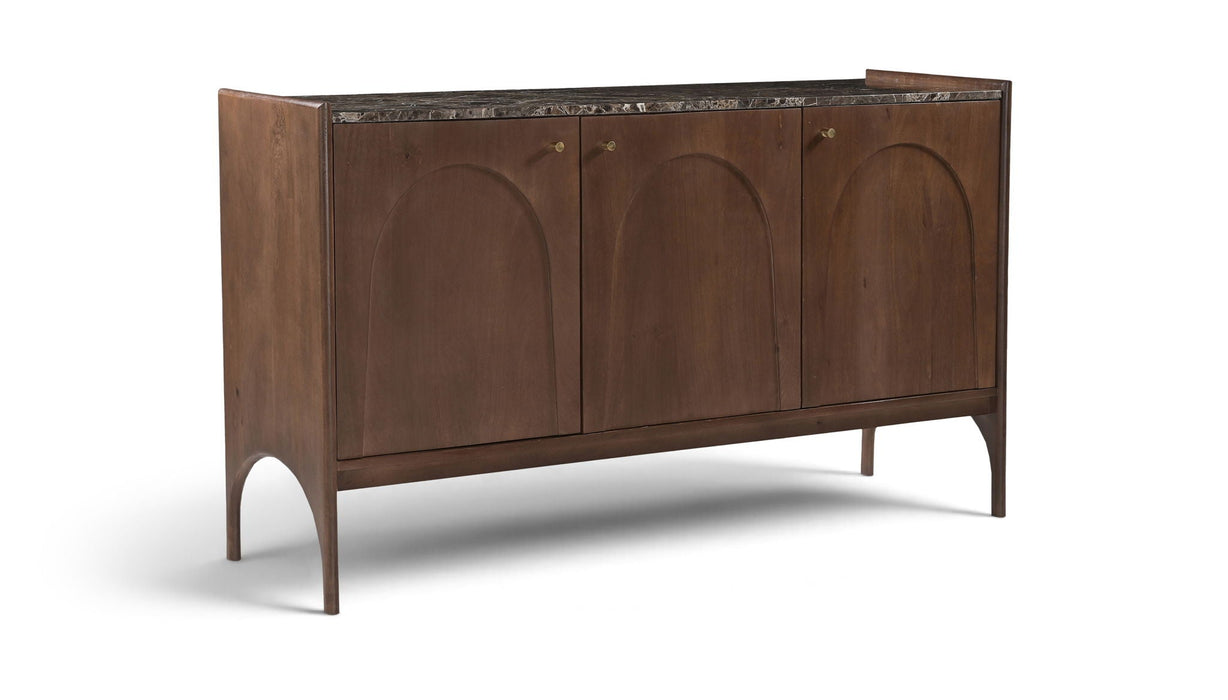 Veya Genuine Marble And Mango Wood Sideboard / Buffet
