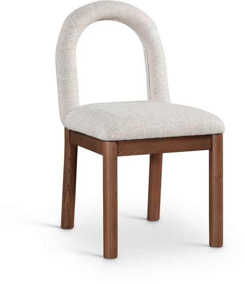 Conrad Linen Textured Fabric Upholstered Dining Chair