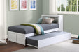 Galen (3) Twin Bookcase Bed with Twin Trundle