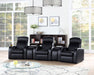 Cyrus 5-piece Upholstered Home Theater Seating with 3 Recliners