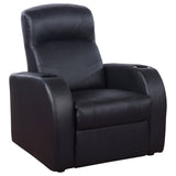 Cyrus 9-piece Upholstered Home Theater Seating with 5 Recliners