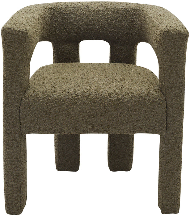 Athena Boucle Fabric Upholstered Accent / Dining Chair
