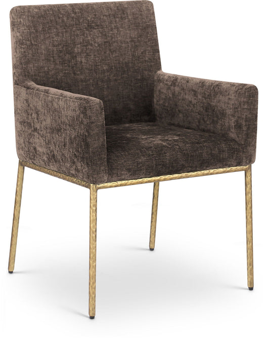 Reeves Chenille Fabric Upholstered Dining Chair