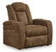 Wolfridge Power Reclining Sofa - Brown/Beige