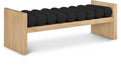 Waverly Boucle Fabric Upholstered Bench