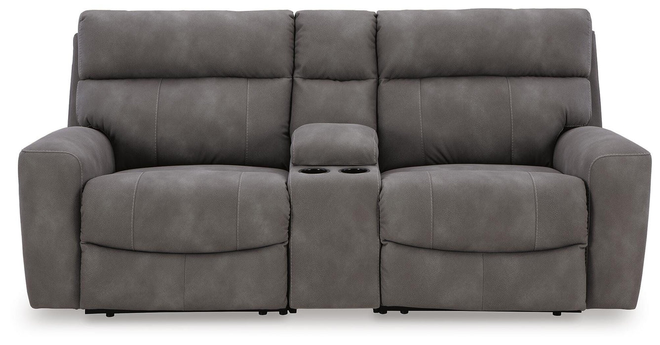 Next-Gen Durapella 3-Piece Power Reclining Sectional Loveseat with Console - image 5