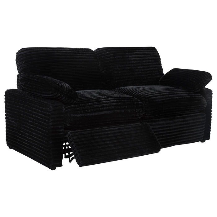 Collins Modular Power Loveseat Black