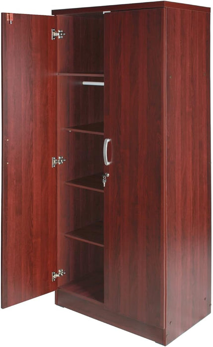 NW104 Two Door Armoire Wardrobe Cabinet