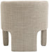 Sawyer Weaved Fabric Upholstered Accent Chair