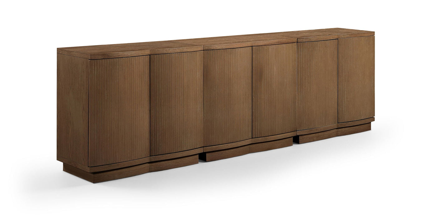 Aveline Oak Veneer 3pc. Sideboard / Buffet