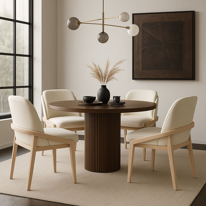 Navo Vegan Leather Upholstered Dining Chair