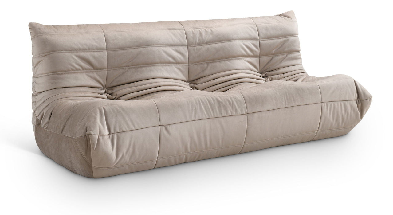 Relax 77.75" Velvet Upholstered Sofa