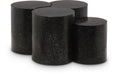Dimple Terrazzo Pattern Iron Nesting 4pc. Modular Coffee Table