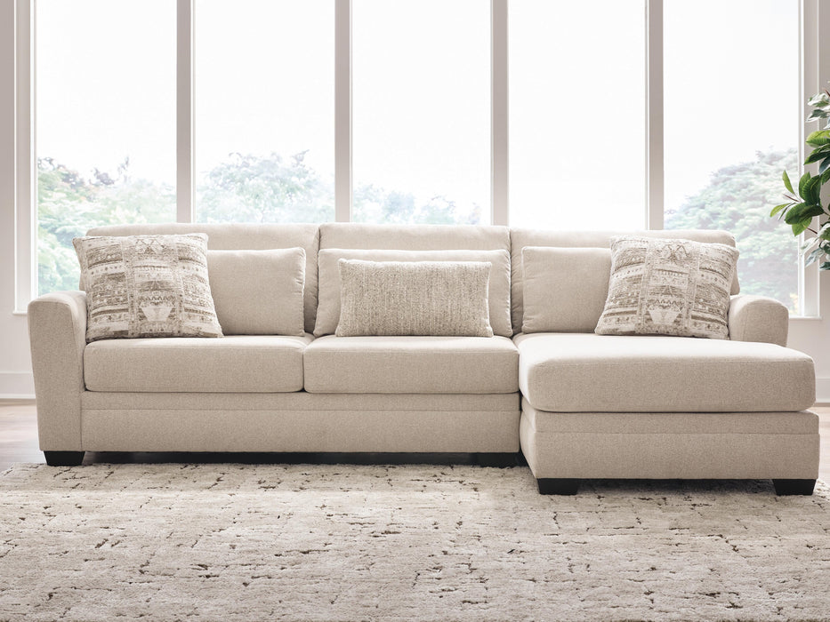 Mandi Point 2-Piece Sectional Sofa Chaise - Marble