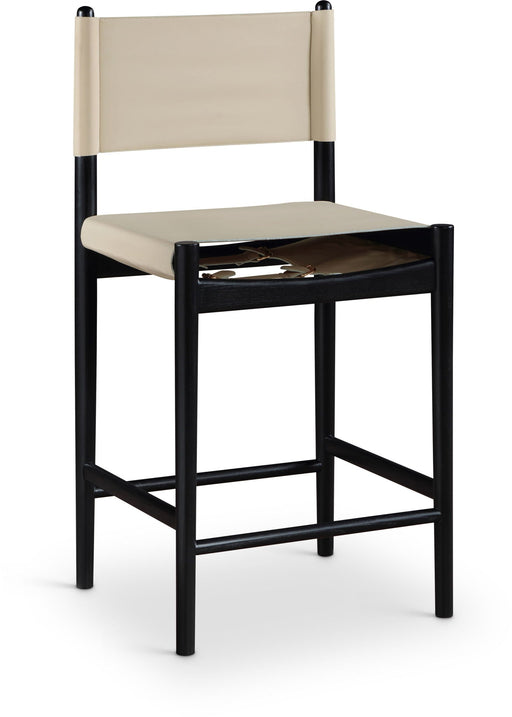 Rawlins Vegan Leather Upholstered Counter Stool