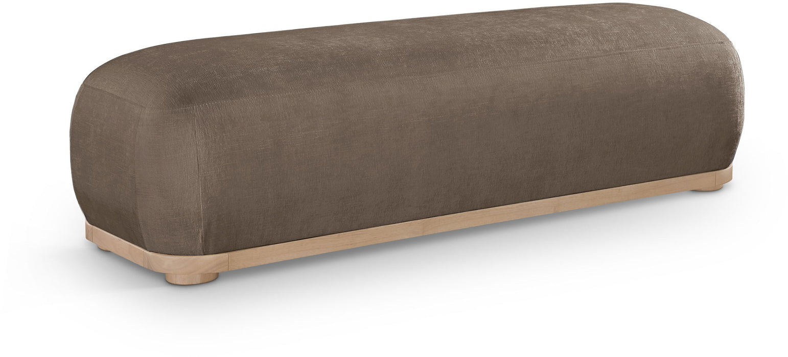 Calum Chenille Fabric Upholstered Bench