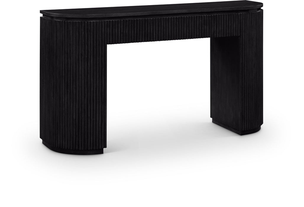 Astrid Solid Wood And Oak Veneer Console Table