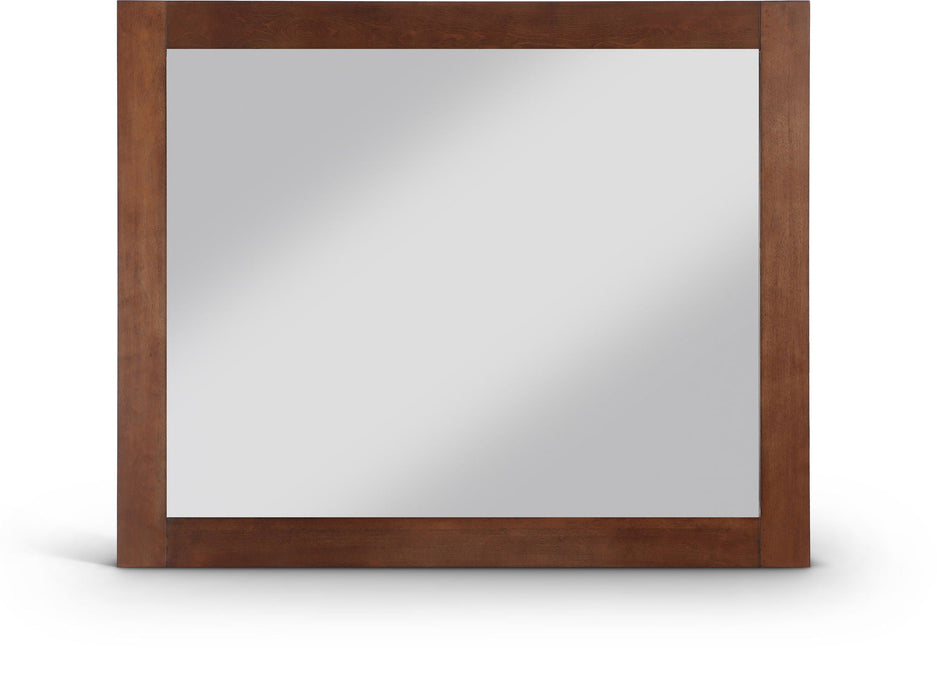 Monad 44" W X 36" H Birch Veneer Frame Mirror