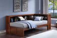 Rowe (3) Twin Bookcase Corner Bed