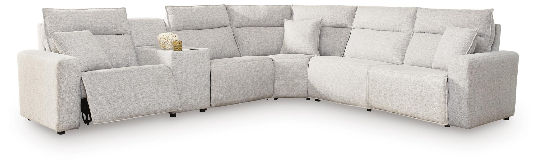 Seccional reclinable de 6 piezas Modmax II con consola