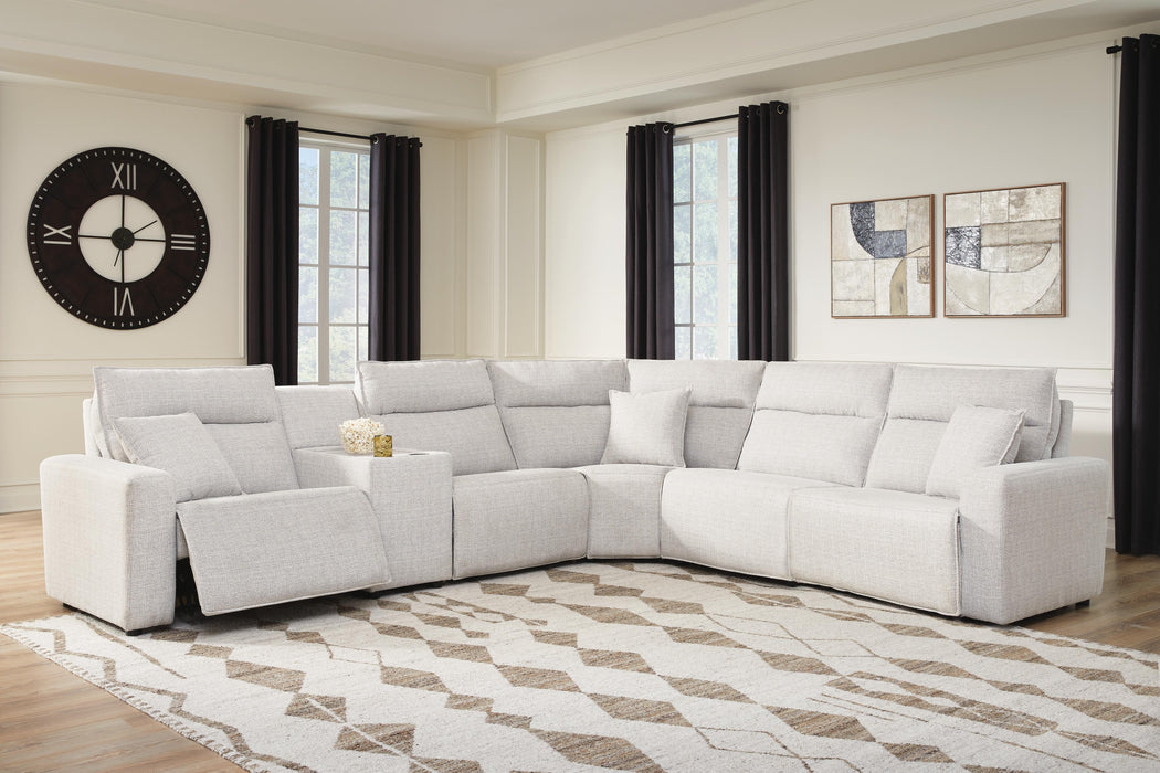 Seccional reclinable de 6 piezas Modmax II con consola